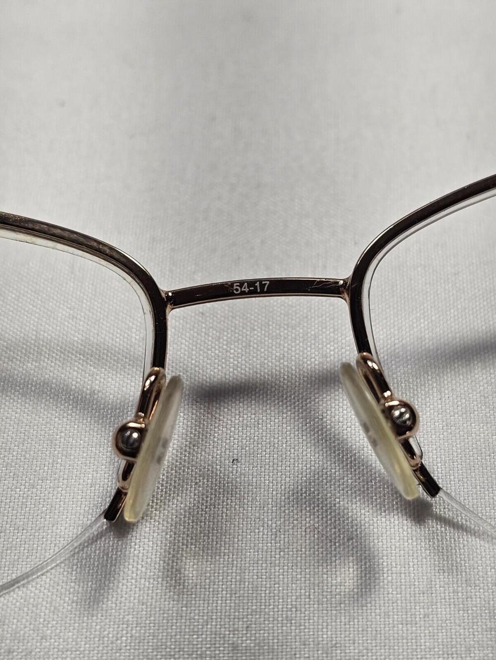 Cashmere 470 Eyeglasses 135 Gold And Black FRAMES ONLY - Picture 9 of 10